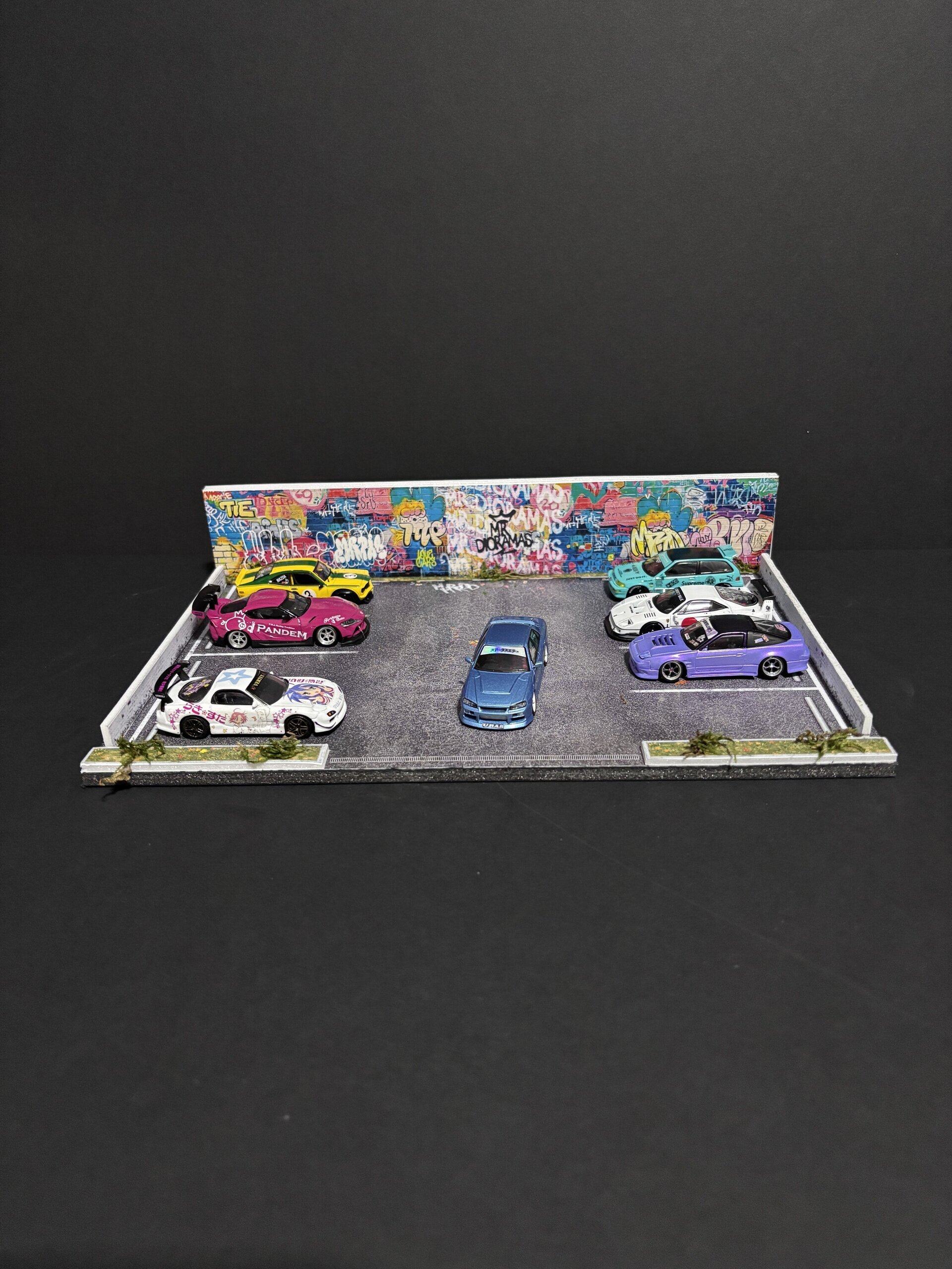Diorama 1:64 parking urban st - 2