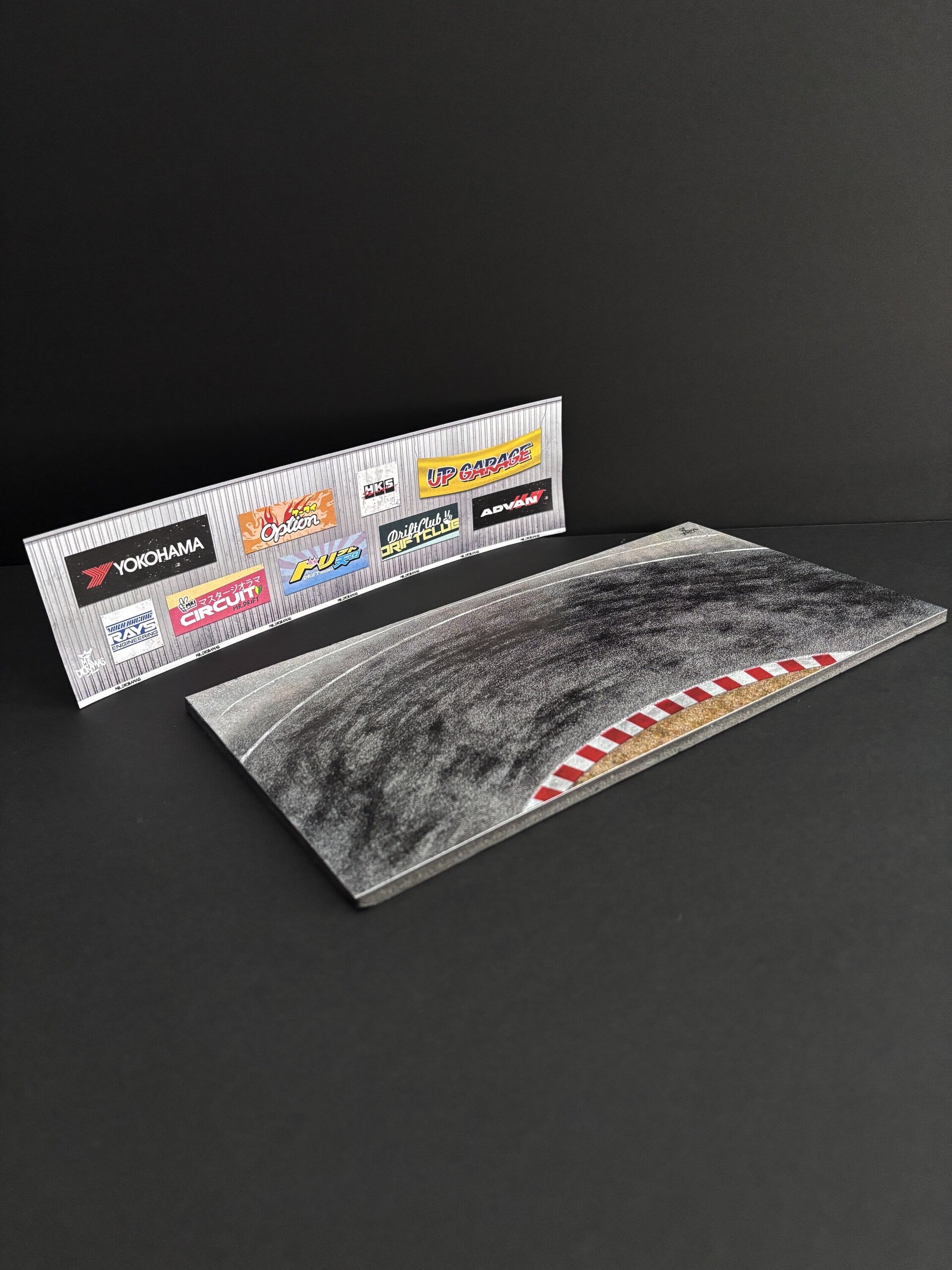 Diorama 1:64 Curva circuito - 2