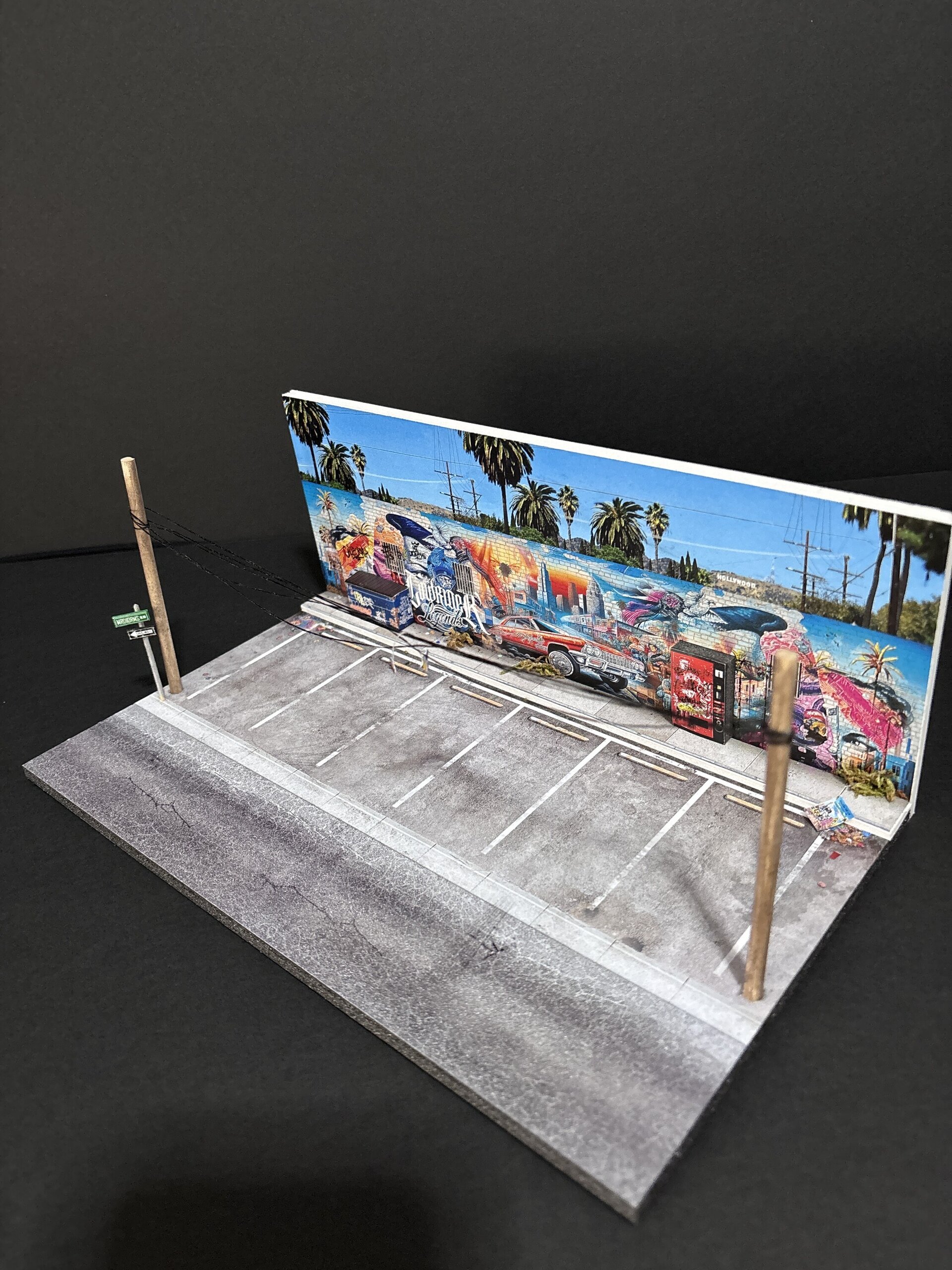 Diorama 1:64 California st. v2 - 2