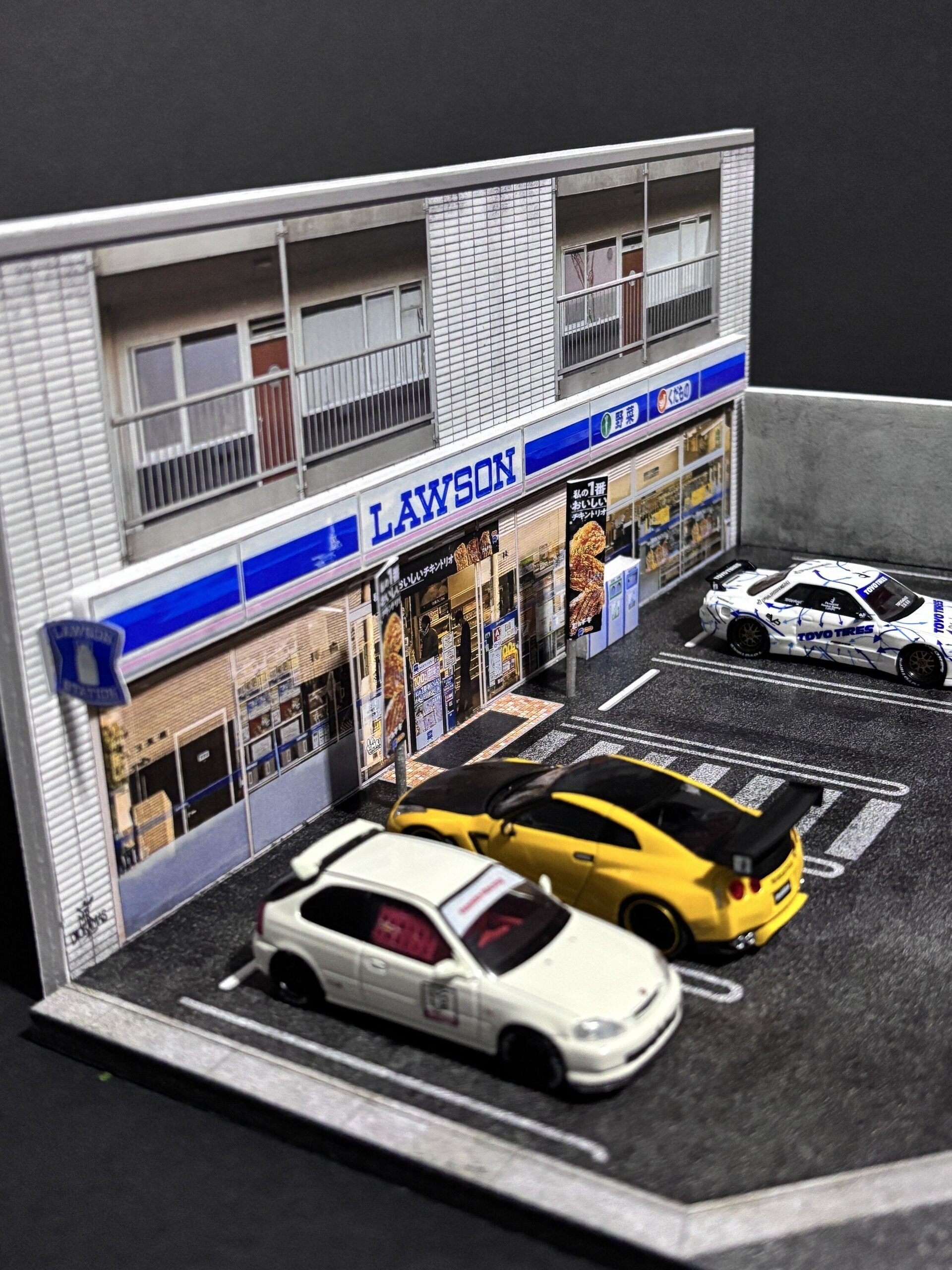 Diorama 1:64 lawson store - 3