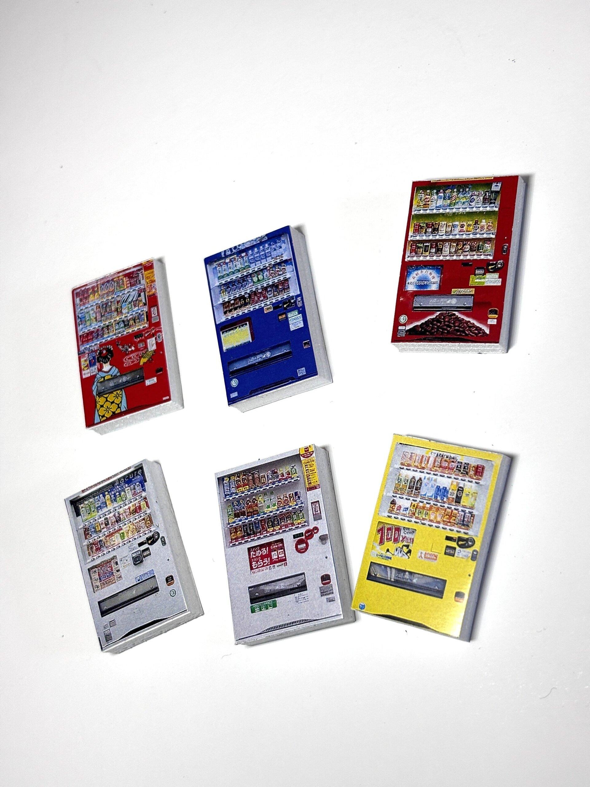 Pack 6 expendedoras japonesas 1:64 - 2