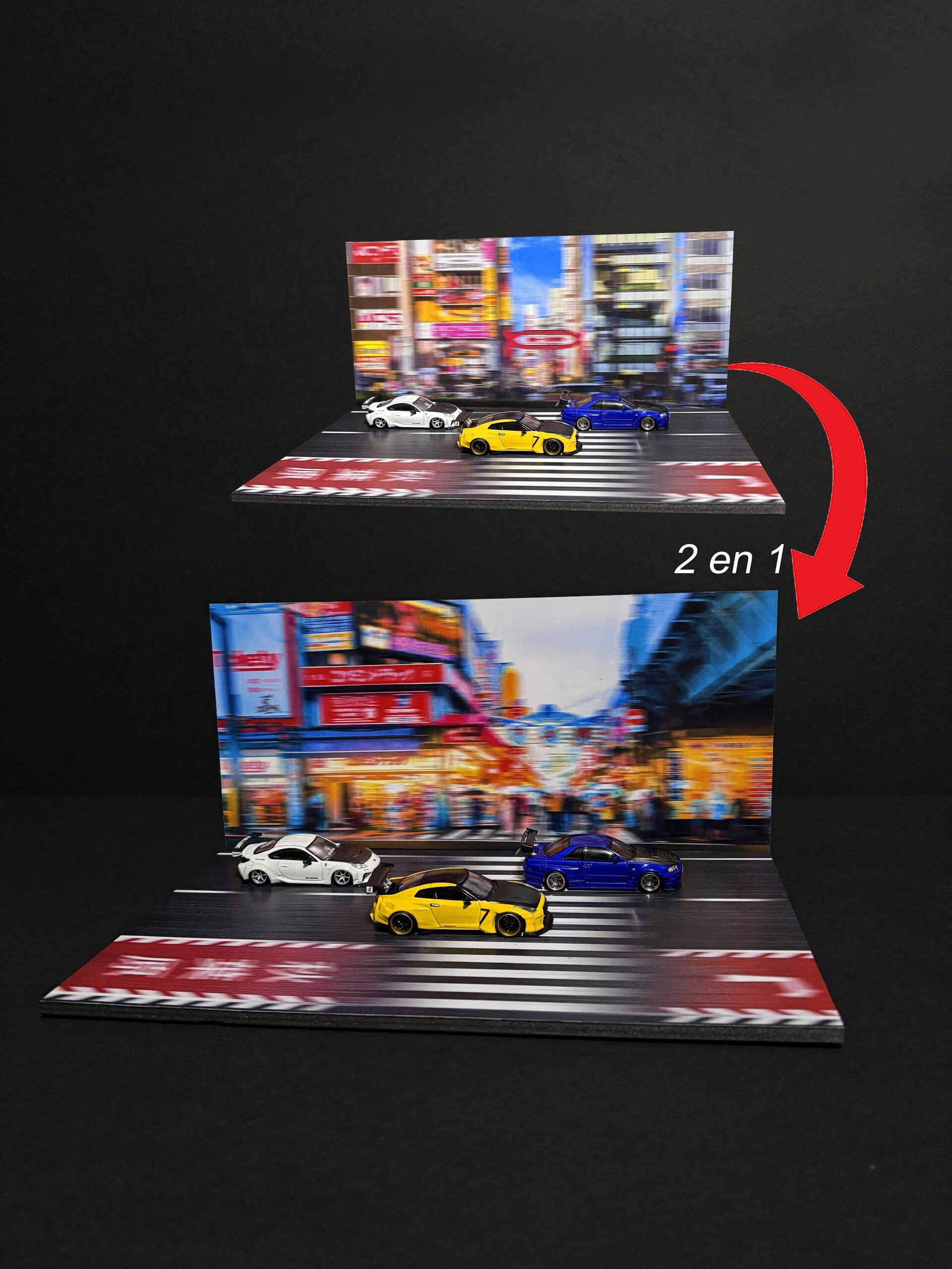 Diorama 1:64 efecto velocidad - 1