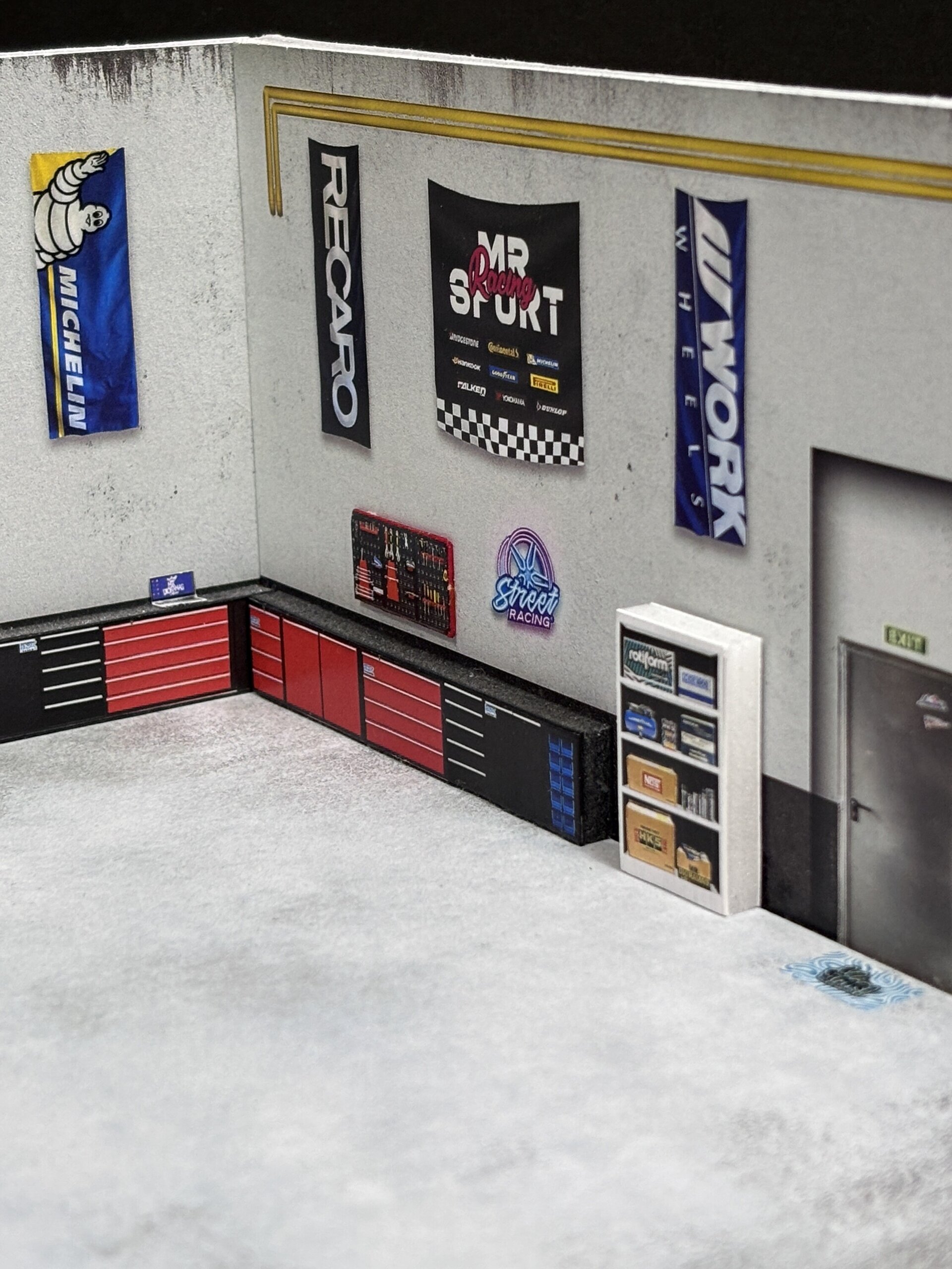 Diorama 1:64 Taller blanco - 2