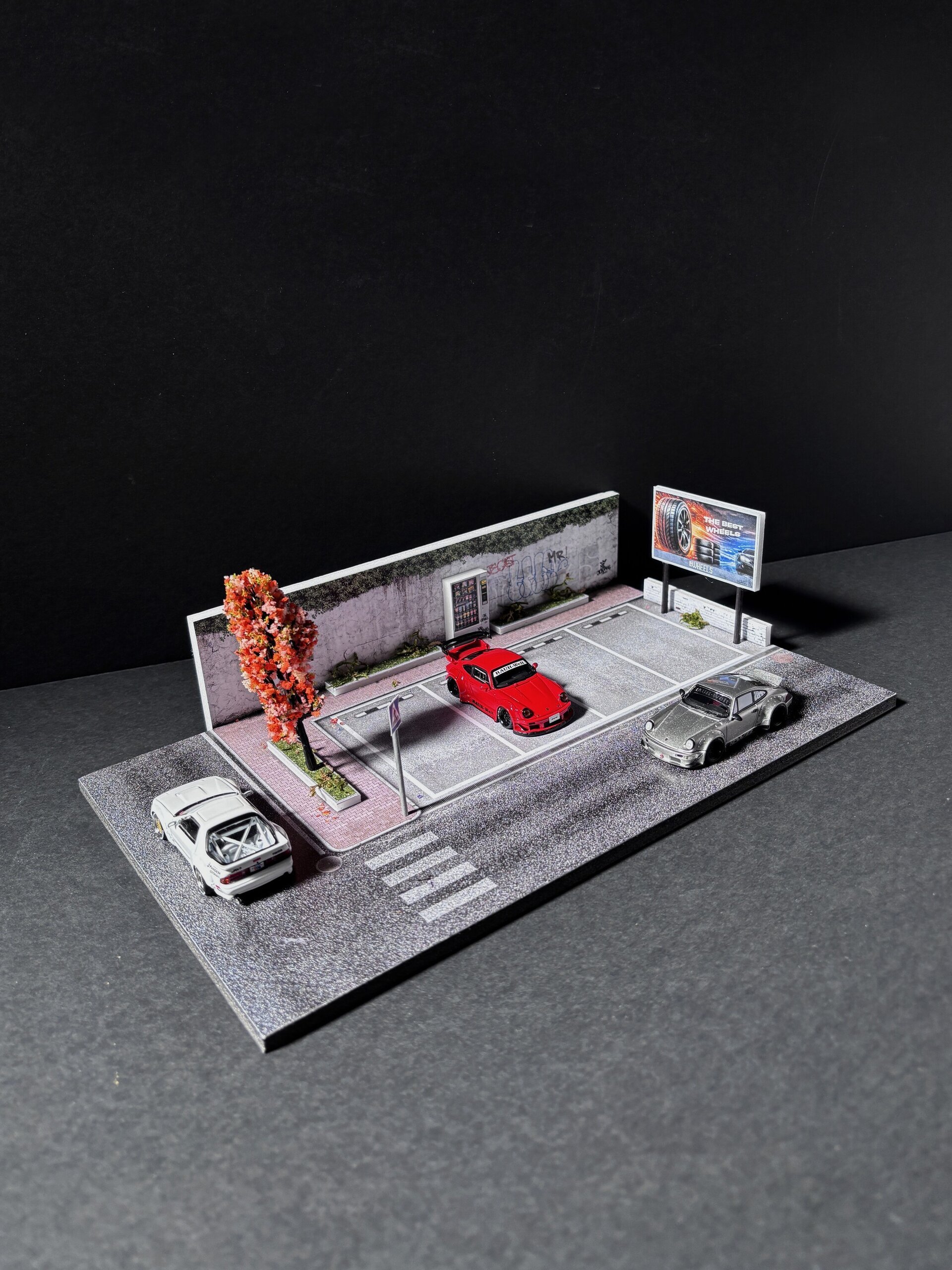 Diorama 1:64 Parking EU - 2