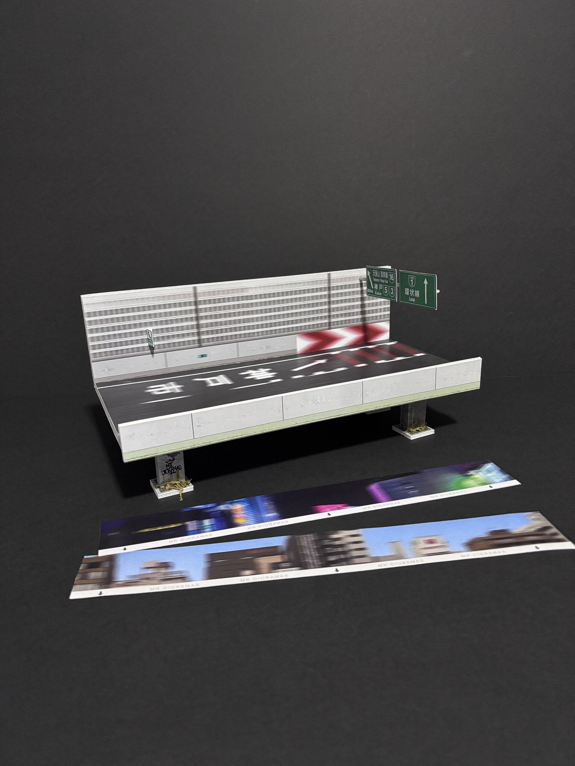 Diorama 1:64 Osaka Highway Loop1 - Efecto velocidad - 5