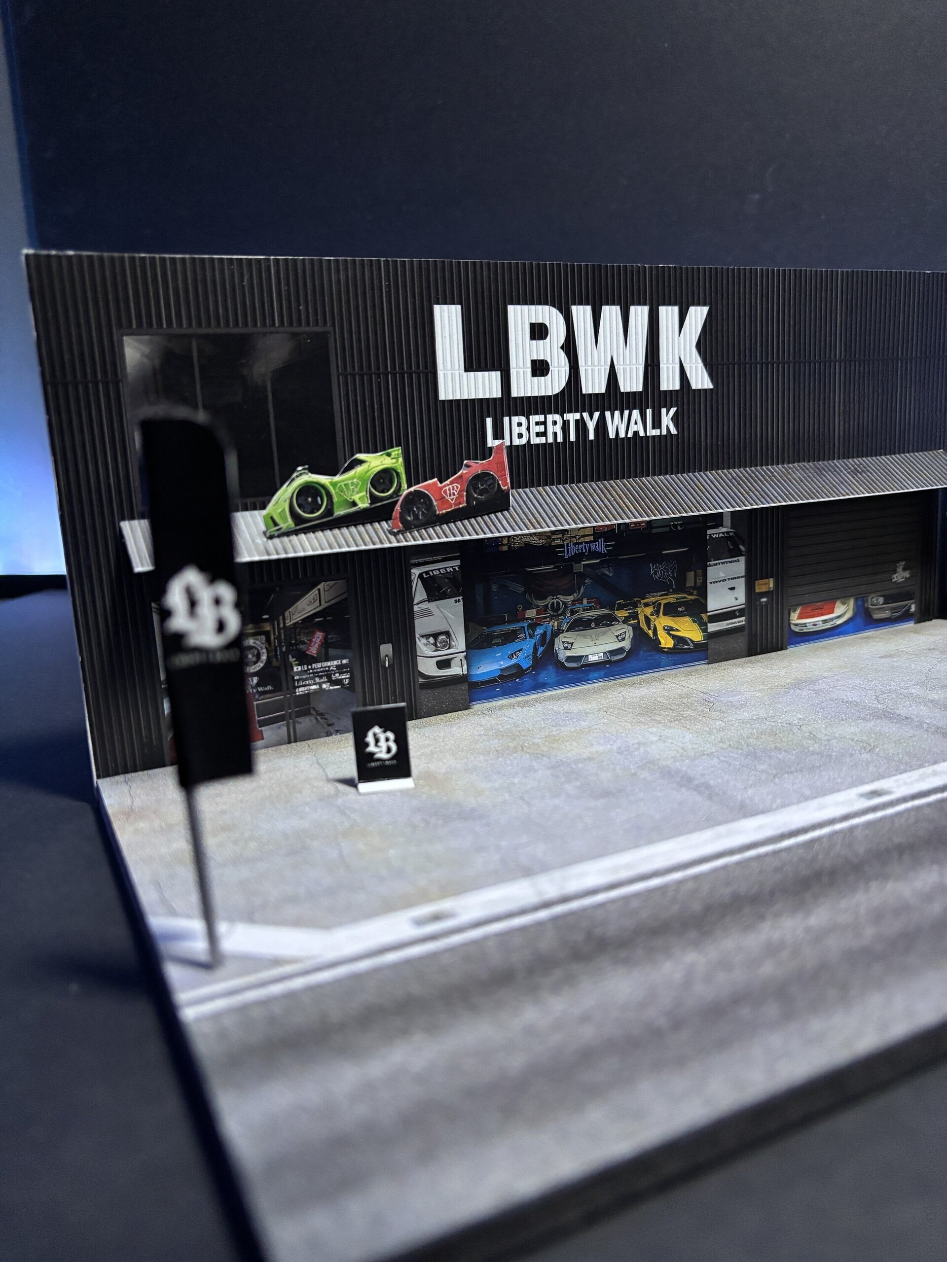 Diorama 1:64 LBWK Base Liberty Walk - 4