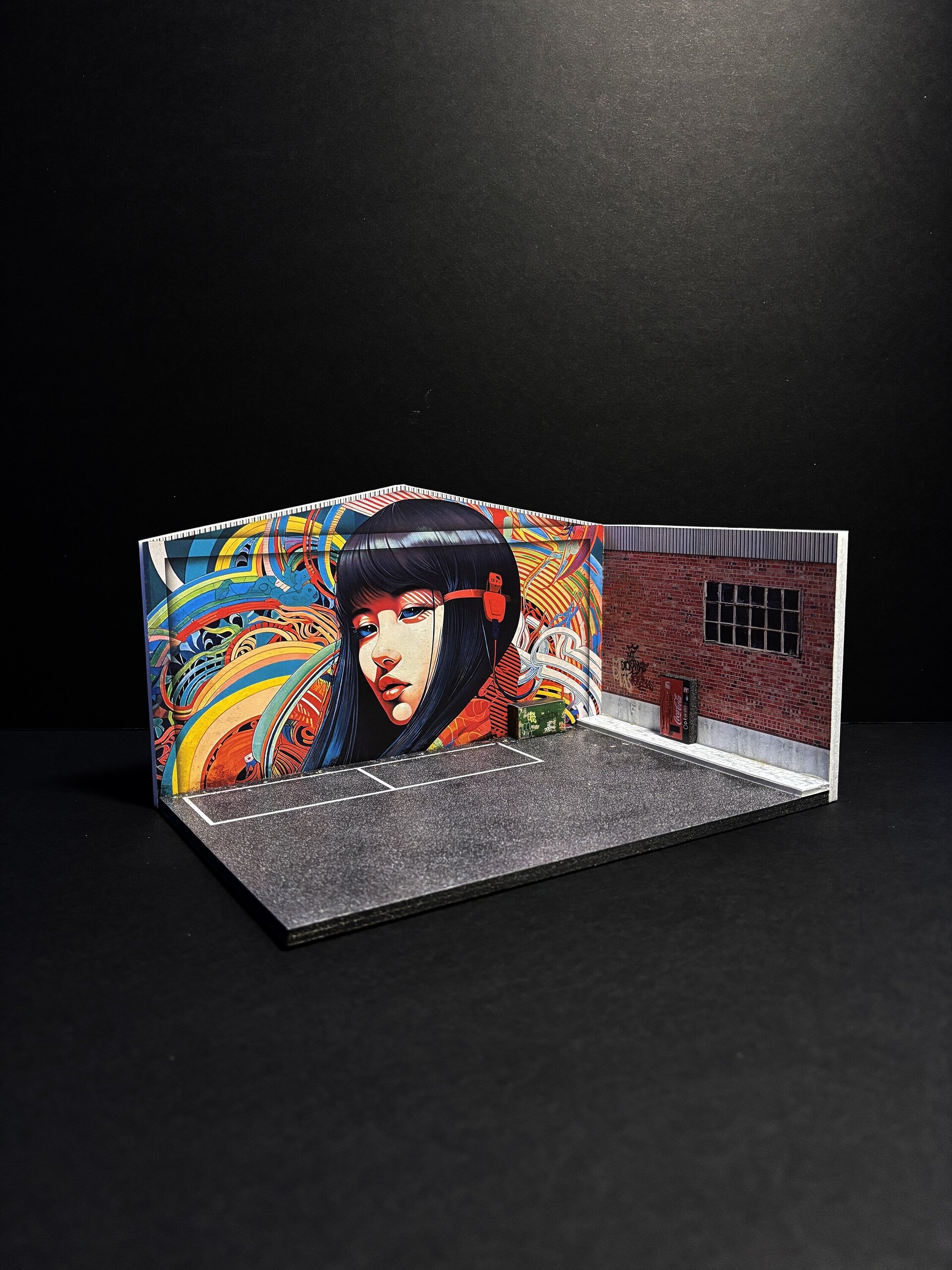 Diorama 1:64 mural japanese - 3