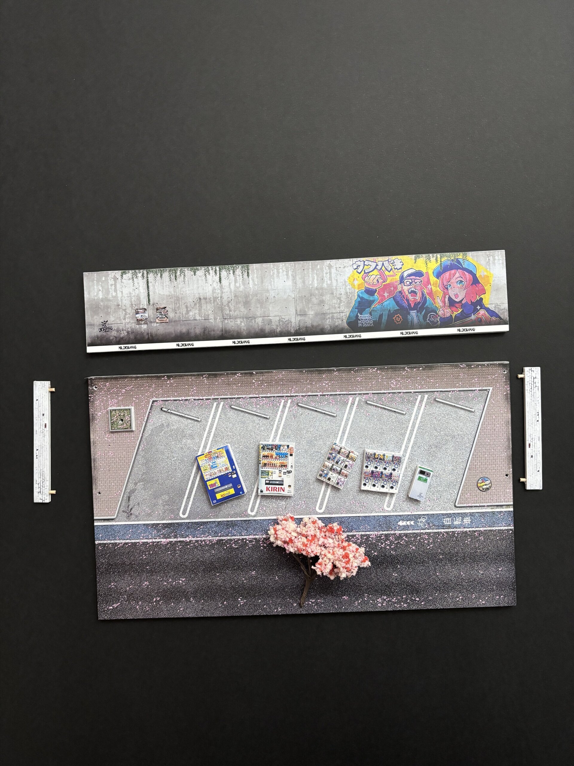 Diorama 1:64 Parking japan sakura - 6