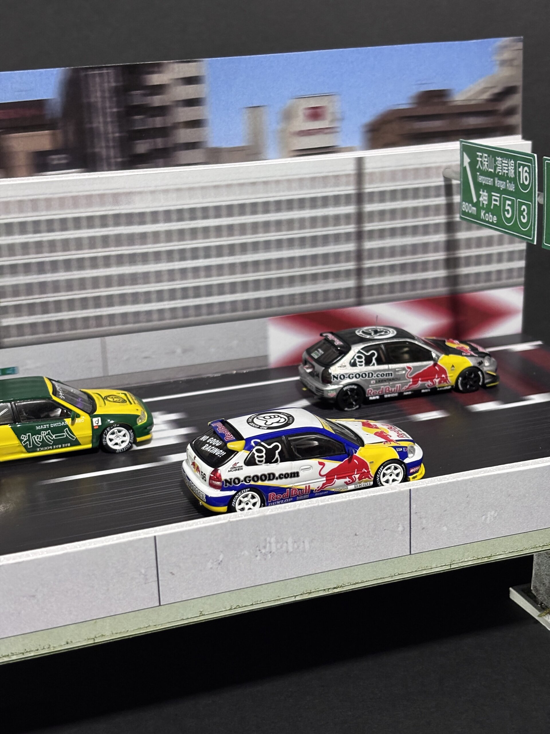 Diorama 1:64 Osaka Highway Loop1 - Efecto velocidad - 2