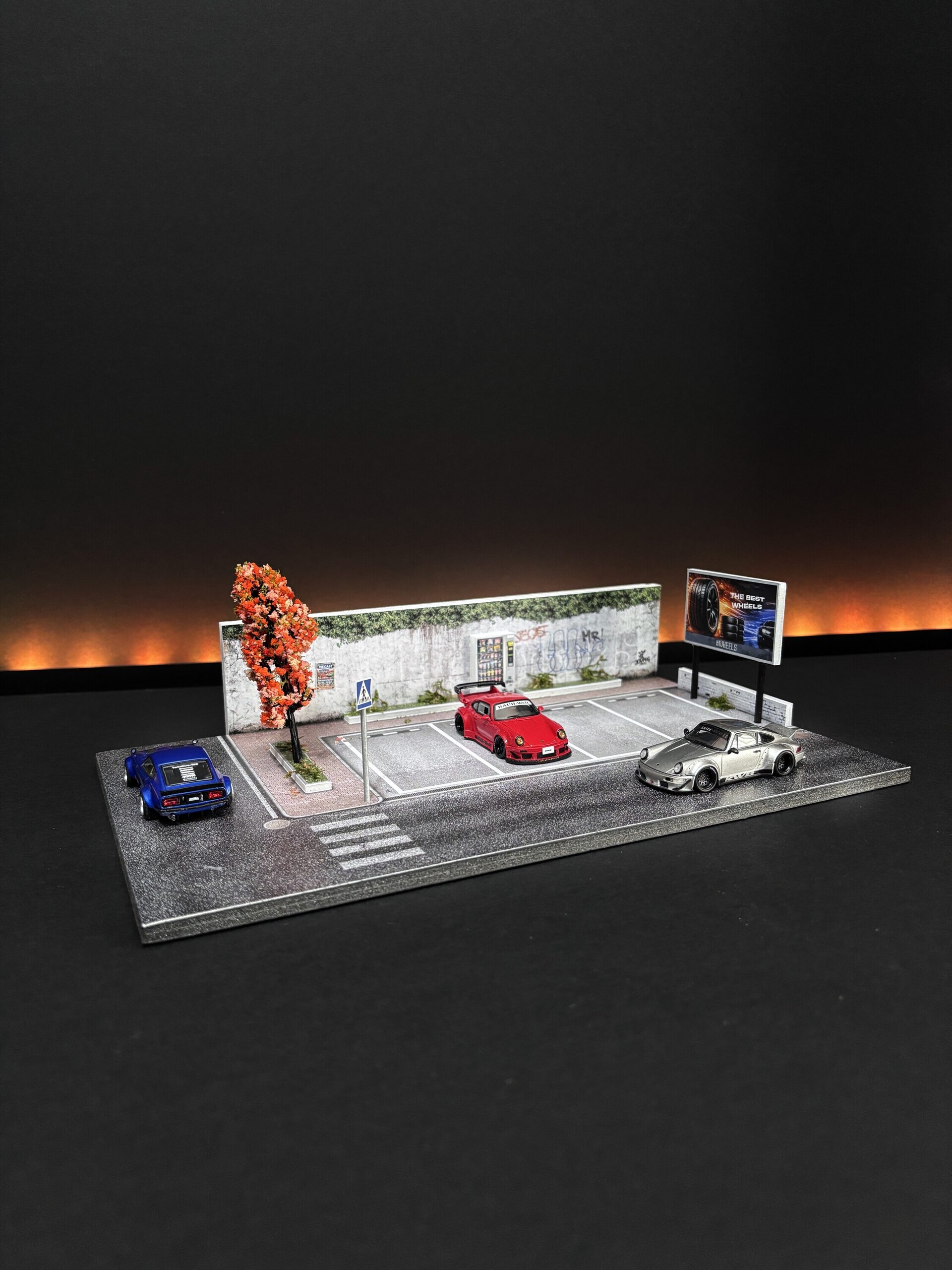 Diorama 1:64 Parking EU - 1