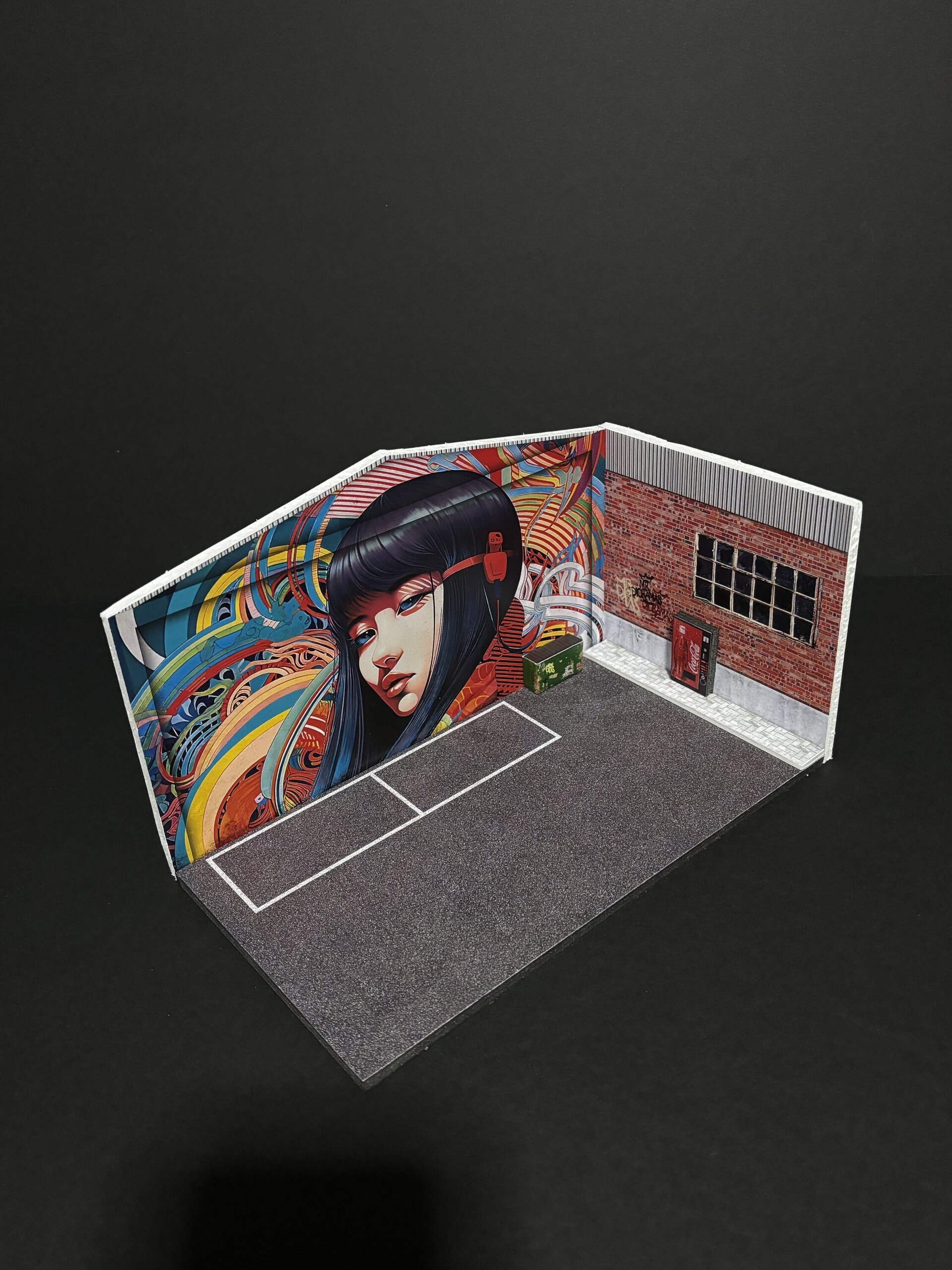 Diorama 1:64 mural japanese - 2