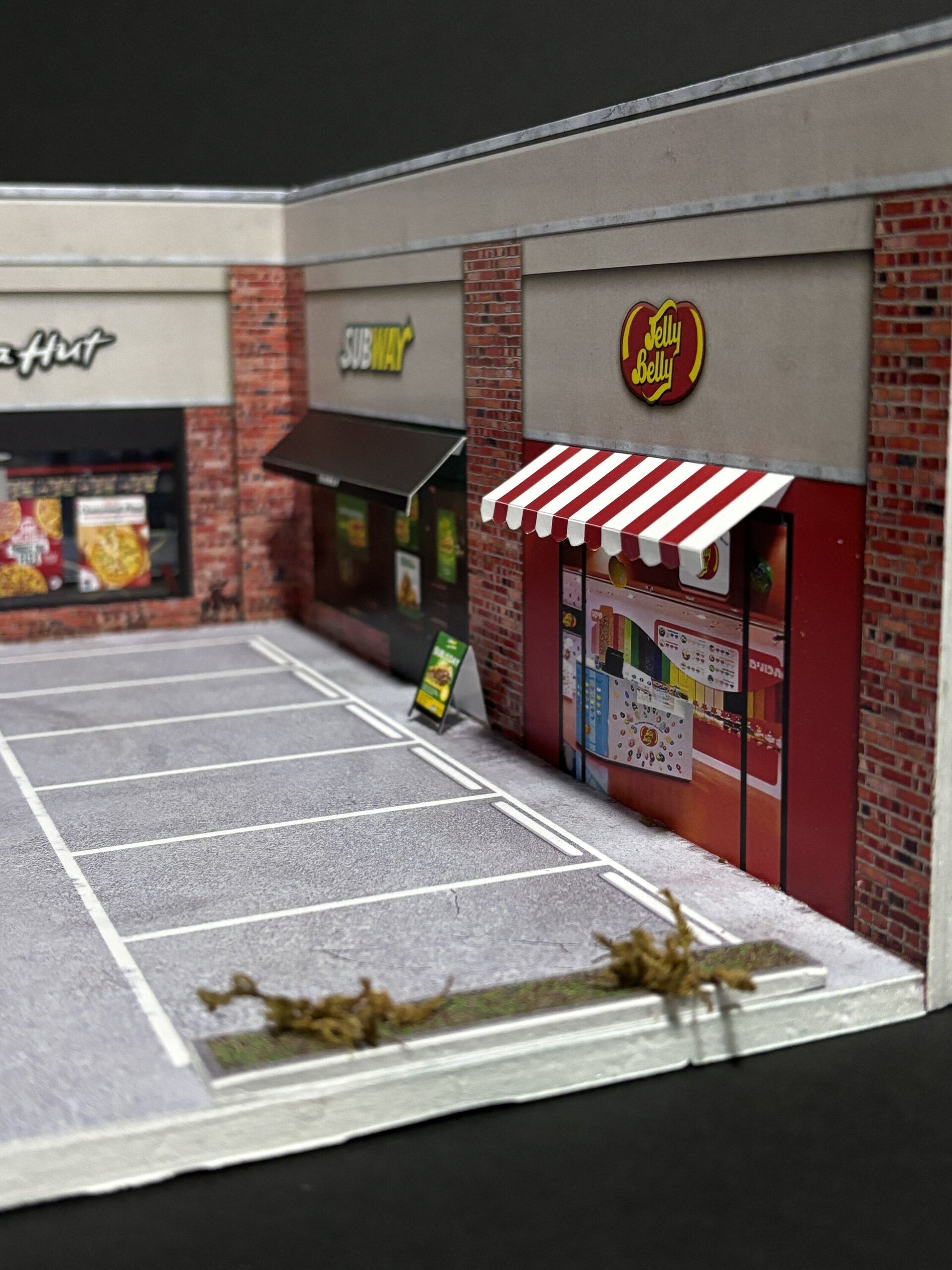 Diorama 1:64 tiendas - 2