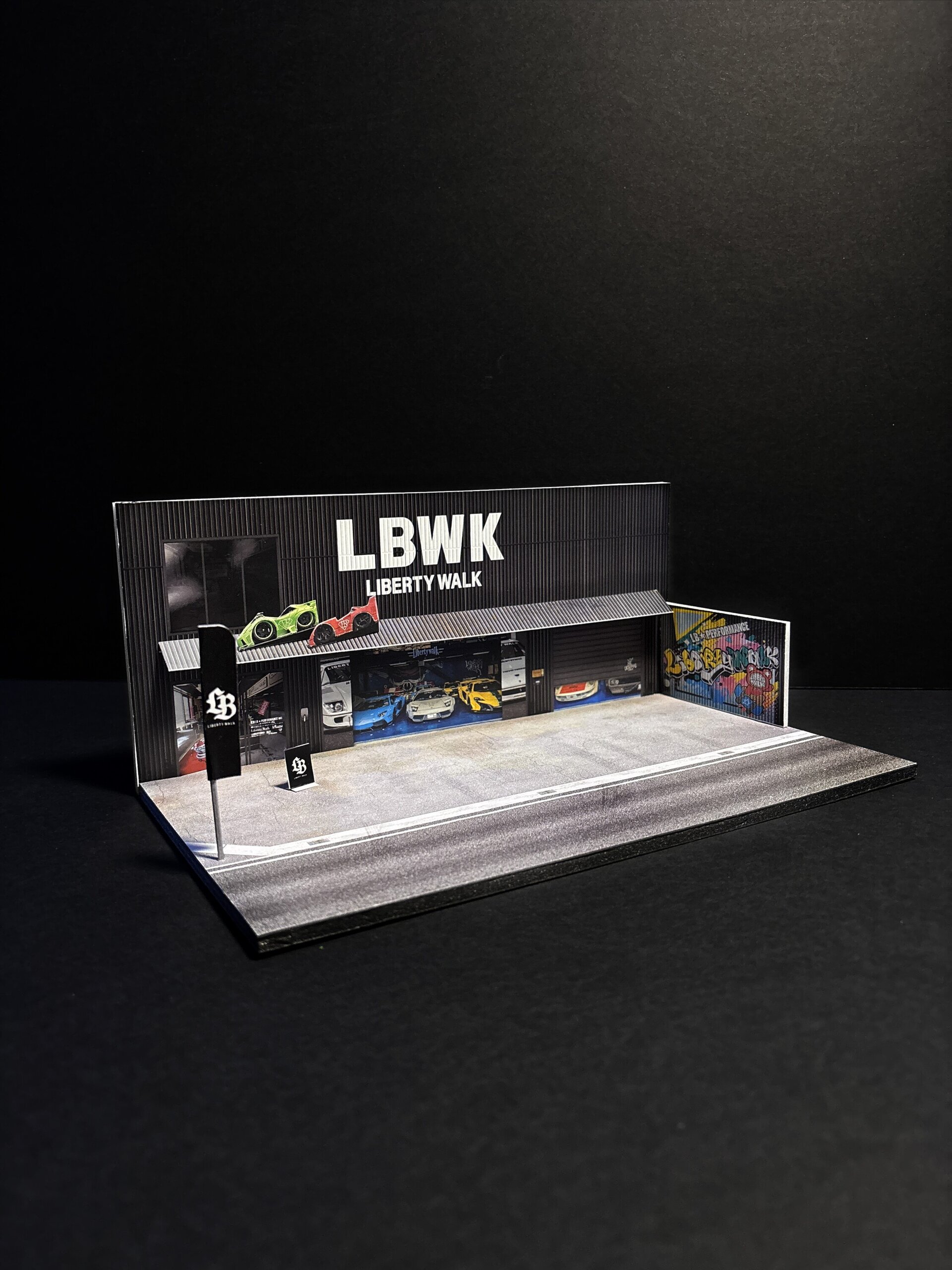 Diorama 1:64 LBWK Base Liberty Walk - 5