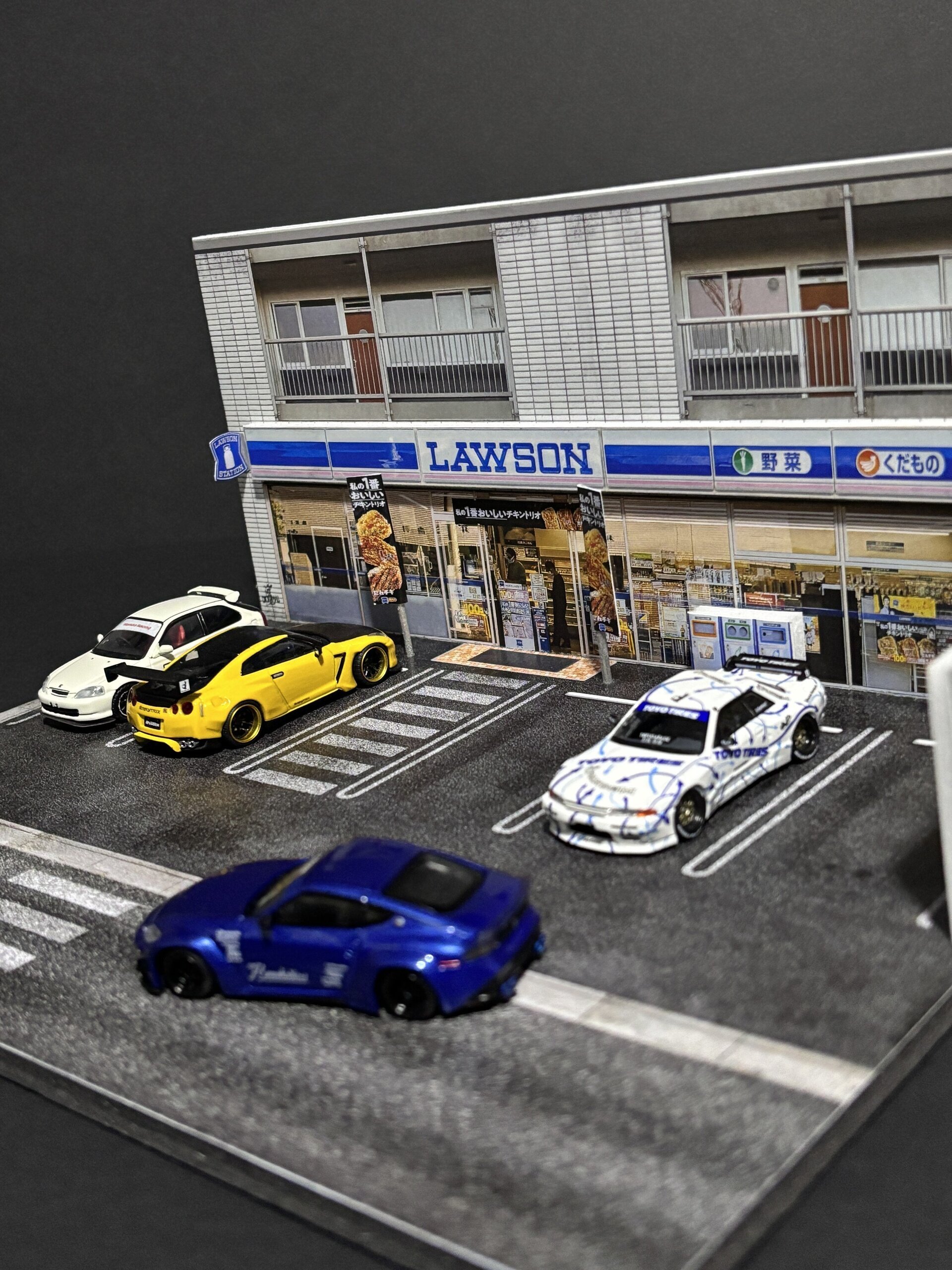Diorama 1:64 lawson store - 2