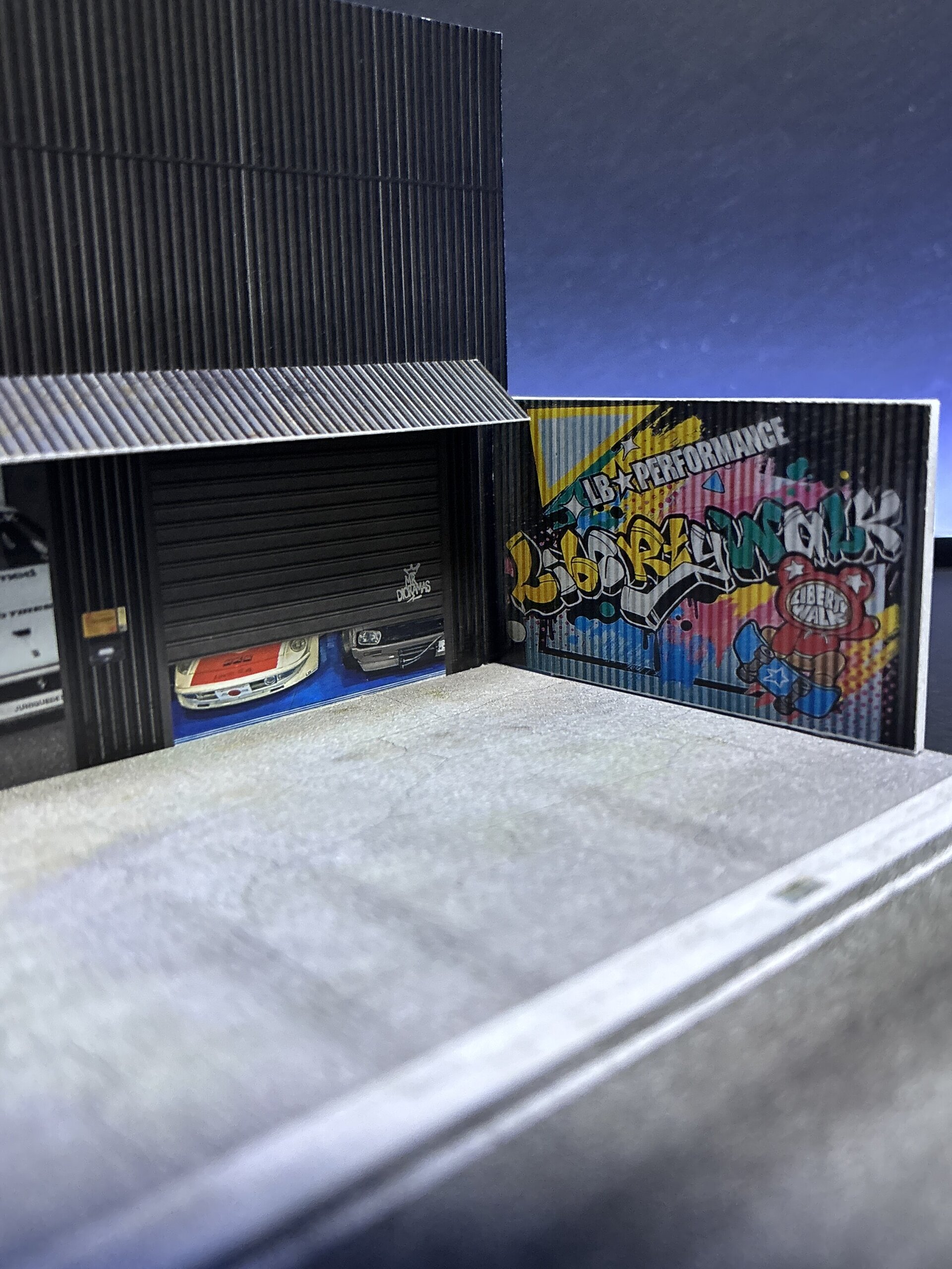 Diorama 1:64 LBWK Base Liberty Walk - 3