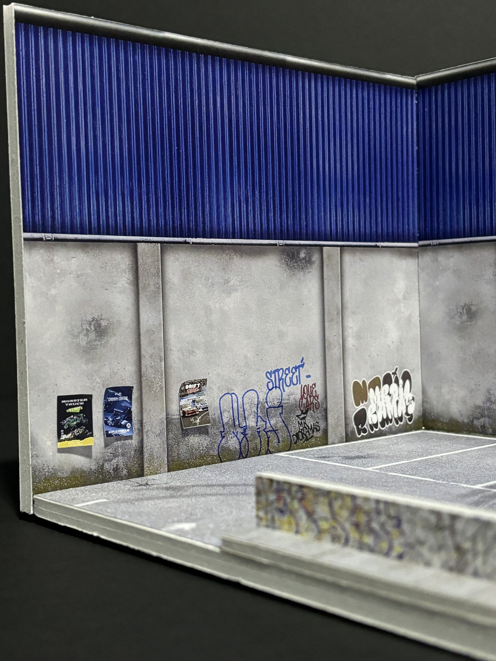 Diorama 1:64 Parking nave - 2
