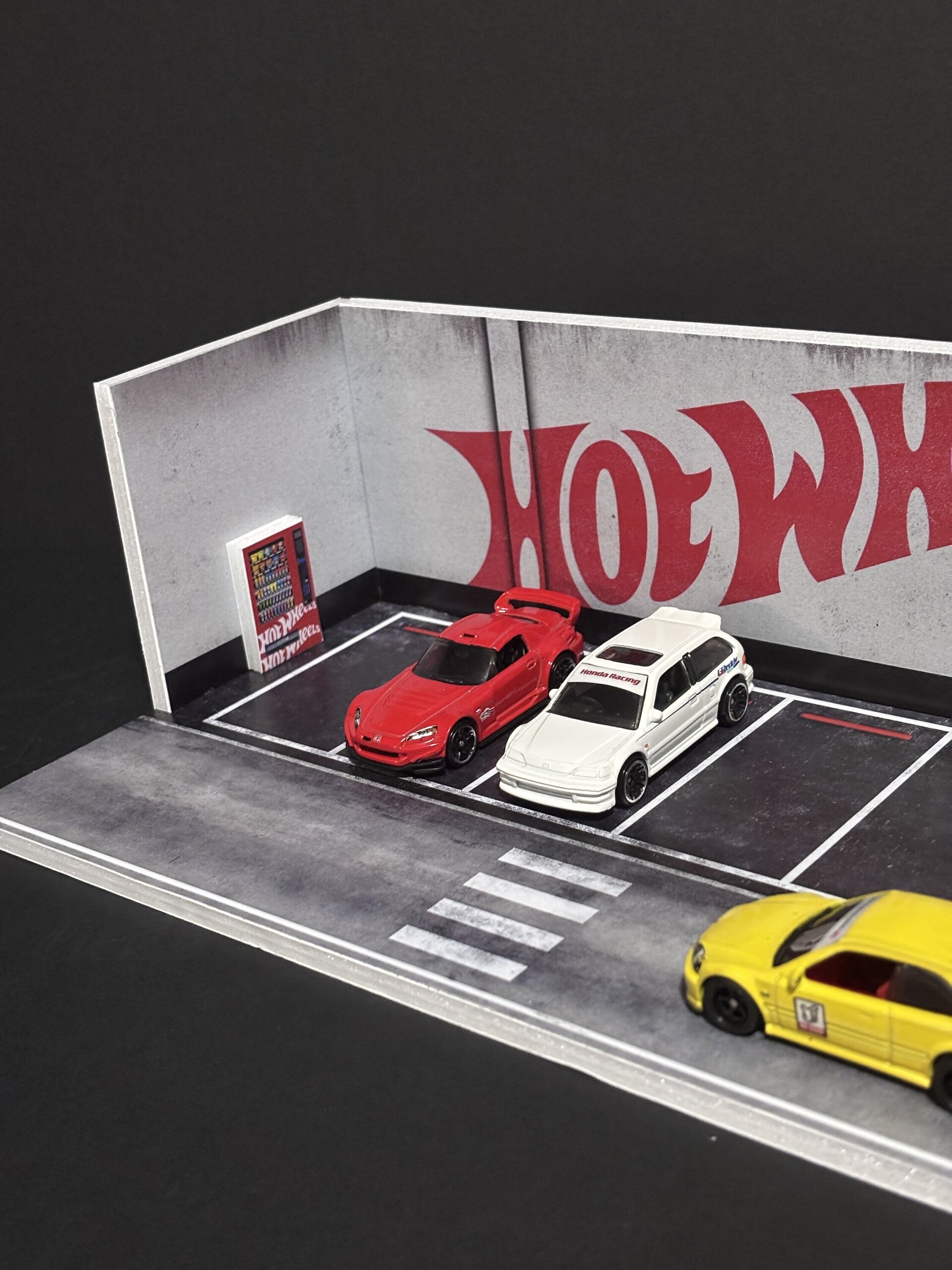 Diorama 1:64 Parking Hot Wheels - 2