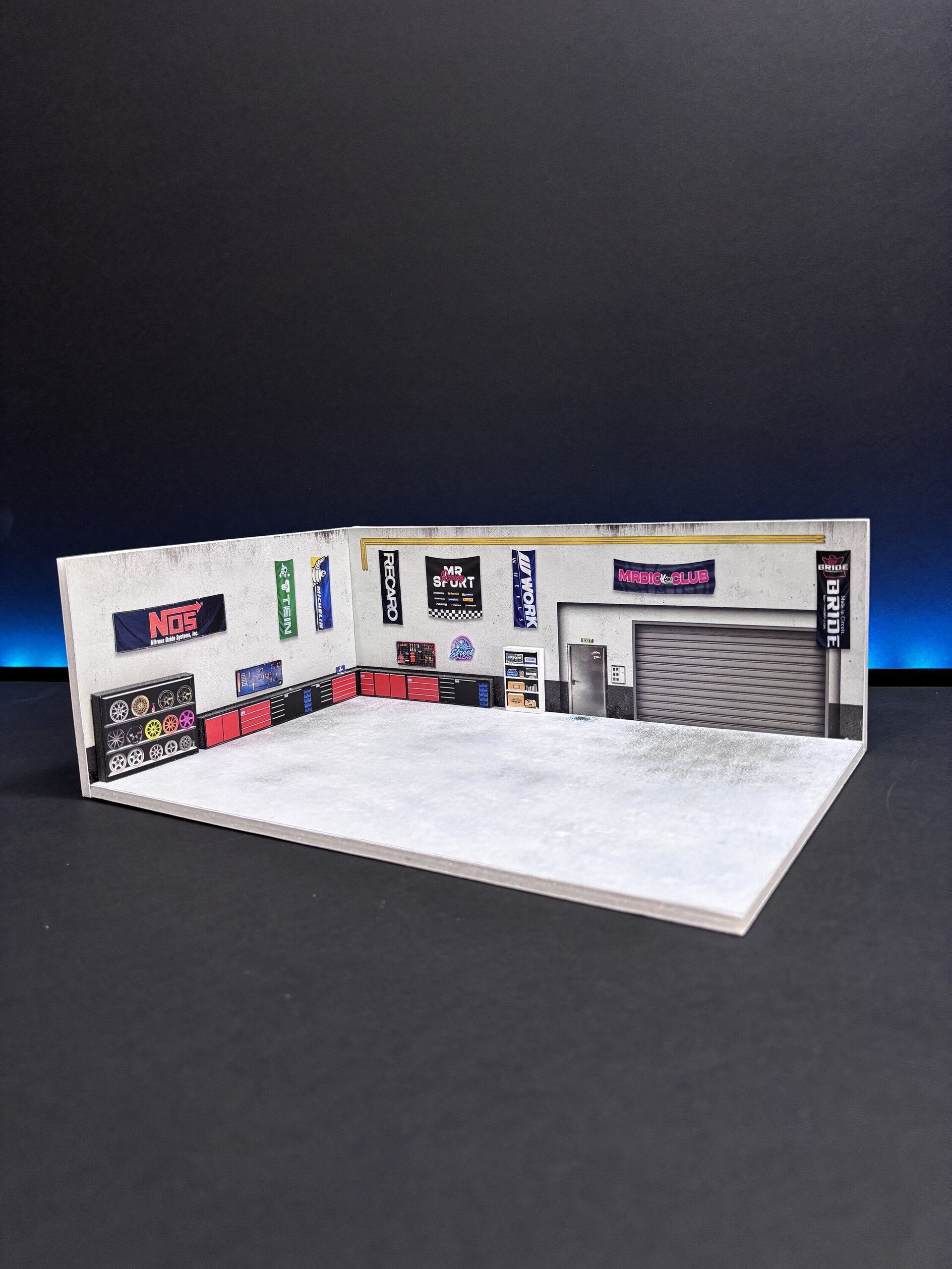 Diorama 1:64 Taller blanco - 1