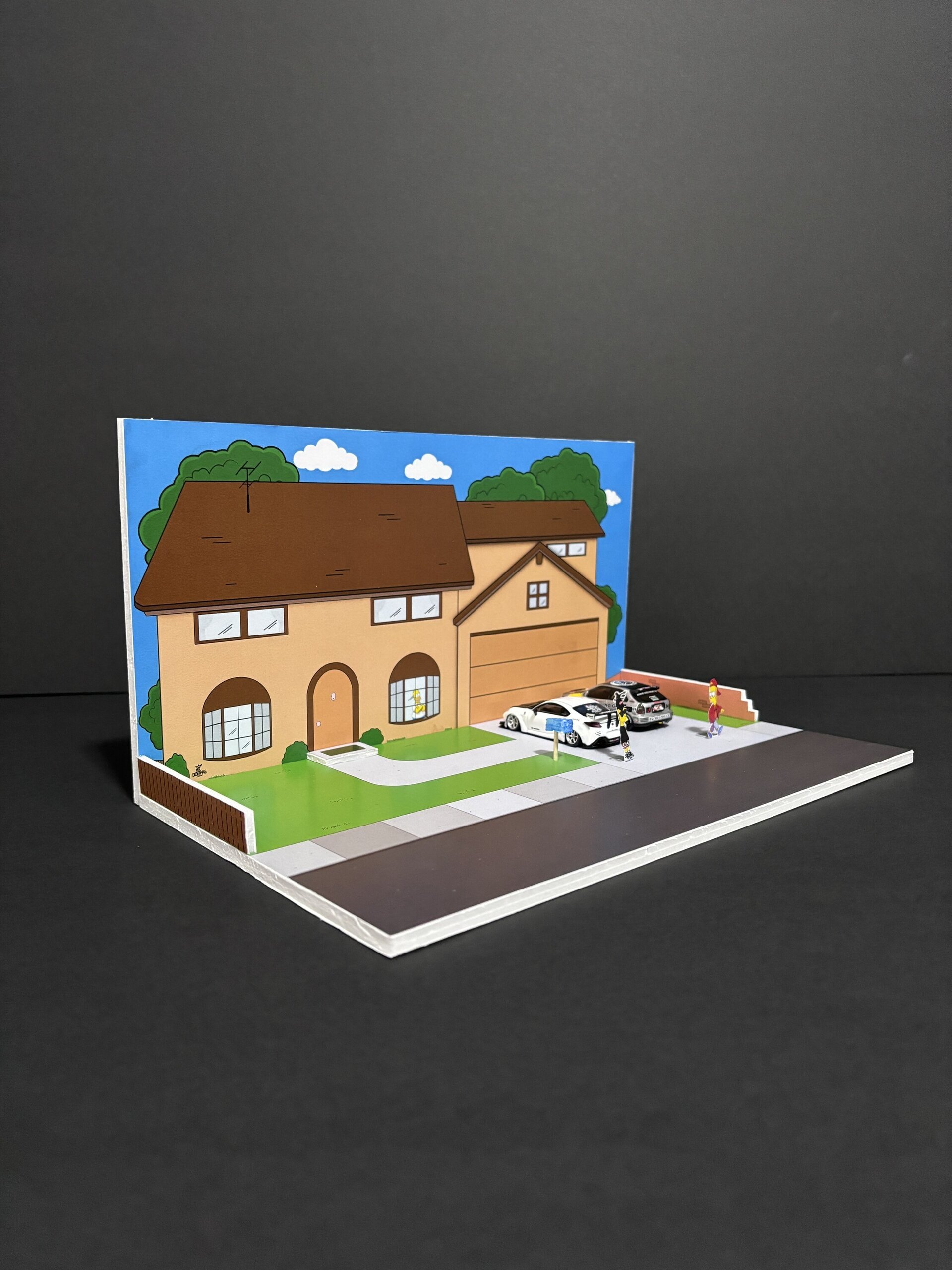 Diorama 1:64 Simpsons House - 4