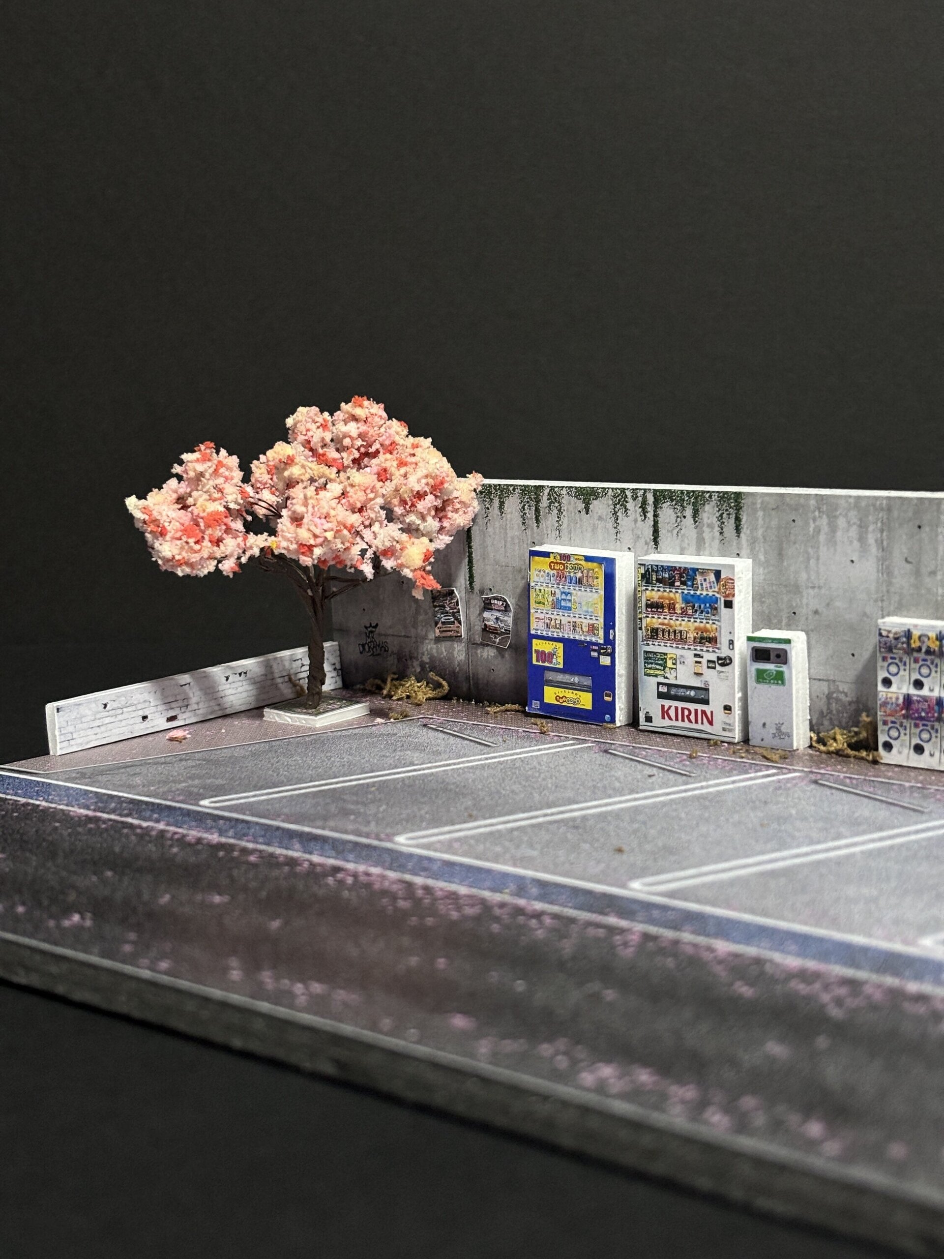 Diorama 1:64 Parking japan sakura - 2
