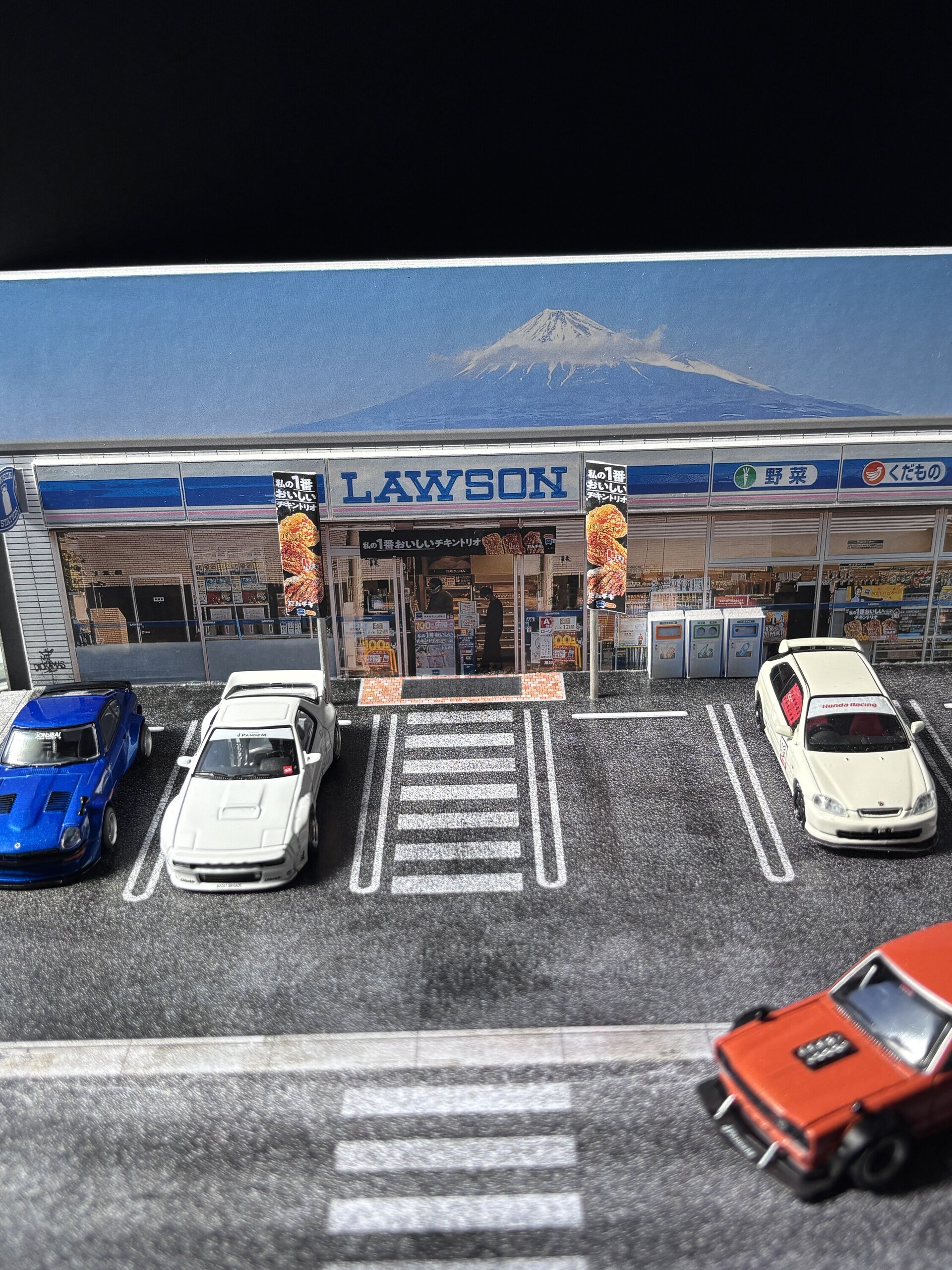 Diorama 1:64 lawson Fuji - 2