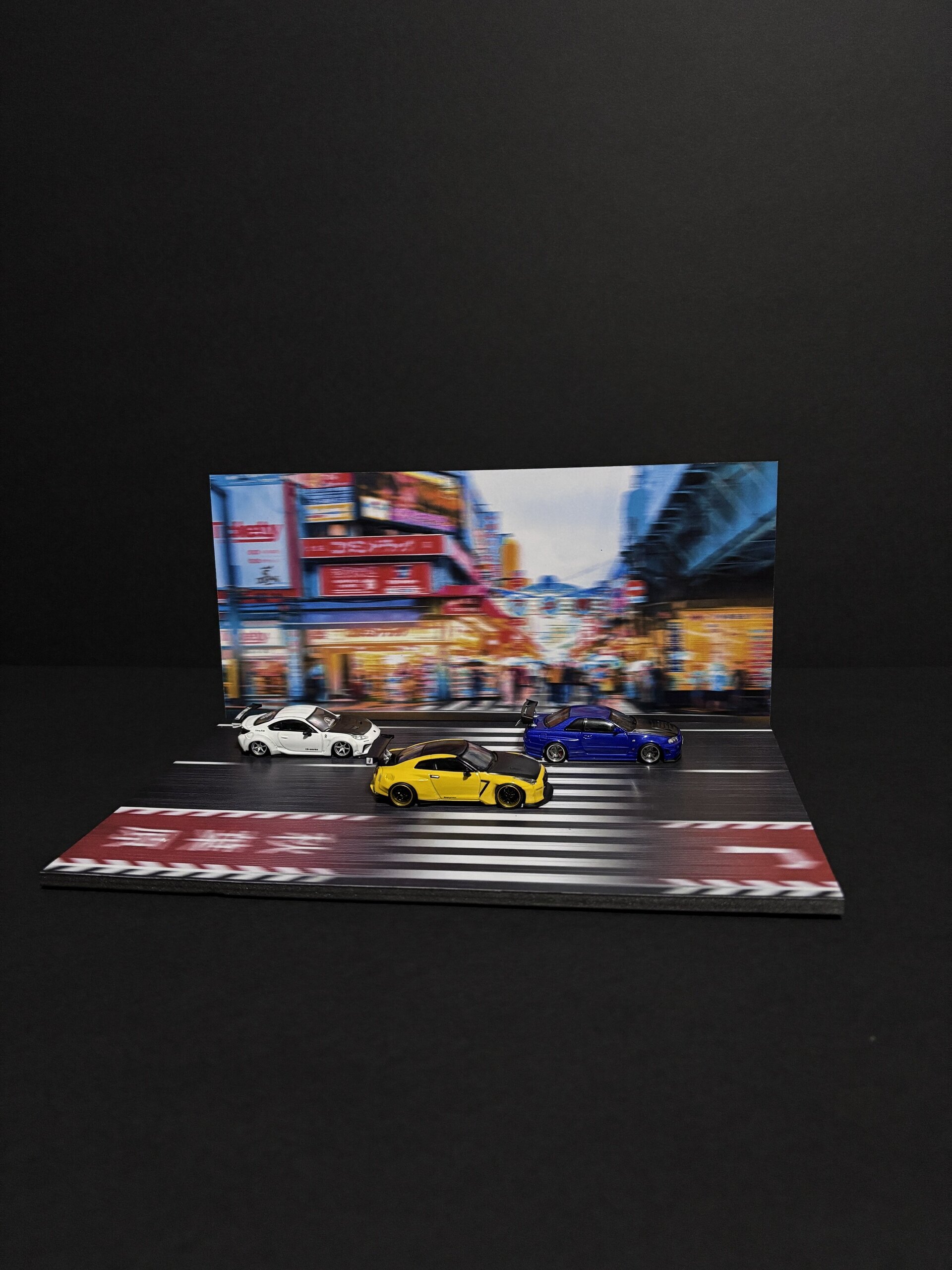 Diorama 1:64 efecto velocidad - 3